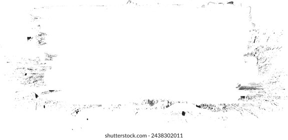 Glitch distorted grange shape . Noise grungy logo . Trendy defect error shapes . Glitched frame .Grunge textured . Distressed effect .Vector shapes