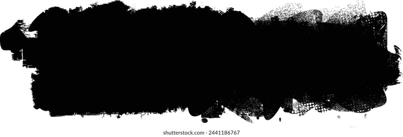 Glitch verzerrte Grange-Form. Noise Grungy Logo . Trendige Fehlerformen. Glitched frame .Grunge strukturiert. Distressed-Effekt. Vektor-Shapes
