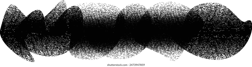 Glitch distorted grange shape . Noise grungy logo . Trendy defect error shapes . Glitched frame .Grunge textured . Distressed effect .Vector shapes