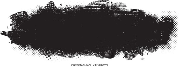 Glitch distorted grange shape . Noise grungy logo . Trendy defect error shapes . Glitched frame .Grunge textured . Distressed effect .Vector shapes