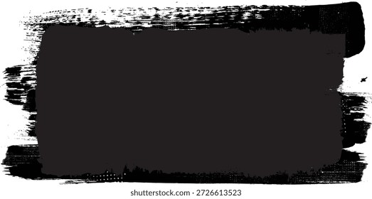 Glitch verzerrte Grange-Form . Noise Grungy Logo . Trendy Fehler Formen . Glitzernder Rahmen .Grunge strukturiert . Distressed-Effekt .Vektorformen
