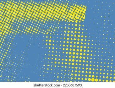 Glitch distorted grunge background . Noise destroyed texture . Trendy defect error shapes . grunge texture . Distressed effect .Vector shapes with a duo tone halftone dots screen print texture.