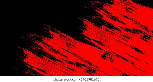 Glitch distorted grunge background. Noise destroyed texture. Red halftone  color pattern gradient grunge texture background.