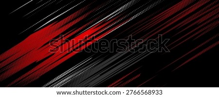 Glitch distorted grunge background. Noise destroyed texture. Red halftone dots blue color pattern gradient grunge texture background.