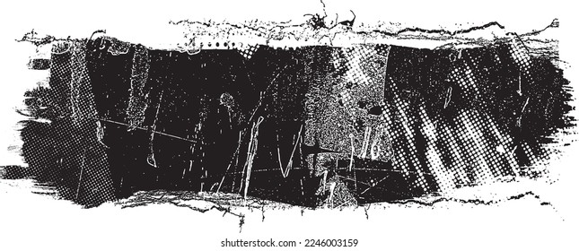 Capa de grifo distorsionada con destello. El ruido destruyó la textura. Formas de error de defecto de moda . Textura de fondo. Efecto perturbado .Formas vectoras con una textura de impresión de pantalla de puntos de medio tono.
