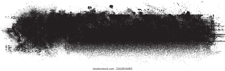 Glitch distorted grunge layer  . Noise destroyed texture . Trendy defect error shapes . Overlay grunge texture . Distressed effect .Vector shapes with a halftone dots screen print texture.