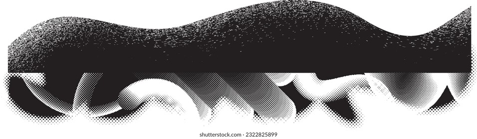 Glitch verzerrte Grunge-Schicht . Rauschen zerstörte Textur. Trendy Defaultformen . Overlay Grunge Textur . Distressed effect .Vector formt mit einer Siebdrucktextur mit Halbton-Punkten.