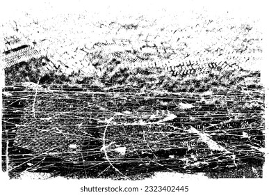 Glitch distorted grunge layer  . Noise destroyed texture . Trendy defect error shapes . Overlay grunge texture . Distressed effect .Vector shapes with a halftone dots screen print texture.