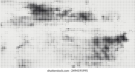 Glitch verzerrte Grunge-Schicht. Rauschen zerstörte Textur . Trendige Fehler-Formens	
