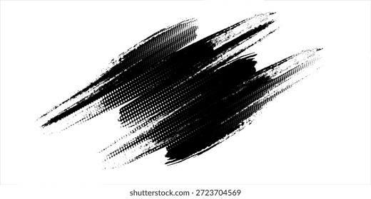 Glitch verzerrte Grunge-Schicht . Lärm zerstörte Textur . Trendy Fehler Formen . Überlagern Sie farbige Textur. Distressed-Effekt .Vektorformen mit Rasterpunkten Siebdrucktextur.Eps 10