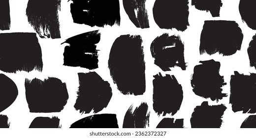 Glitch distorted grungy abstract forms . Brush strokes seamless pattern texture. Grange shapes .Grunge textured . Vector shapes with brush strokes .Screen print endless pattern texture