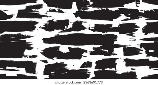 Glitch distorted grungy abstract forms . Brush strokes seamless pattern texture. Grange shapes .Grunge textured . Vector shapes with brush strokes .Screen print endless pattern texture