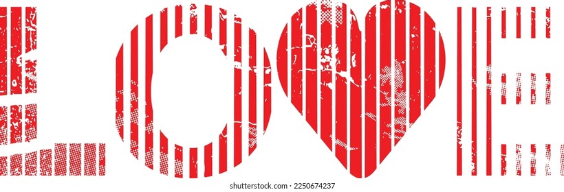 Glitch distorted heart shape . Minimal art design . Love you .Noise destroyed heart logo . Trendy defect error shapes . Glitched Broken effect . Grunge texture . Distress effect .vector
