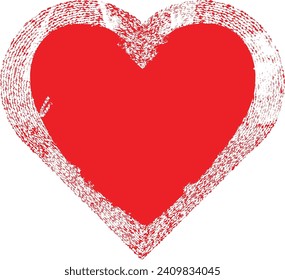 Glitch distorted heart shape . Minimal art design . Noise destroyed heart logo . Trendy defect error shapes . Glitched frame .Broken effect . Grunge texture . Distress effect .vector