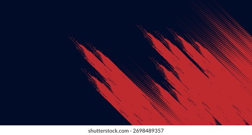 Glitch distorsionado fondo rojo grunge.