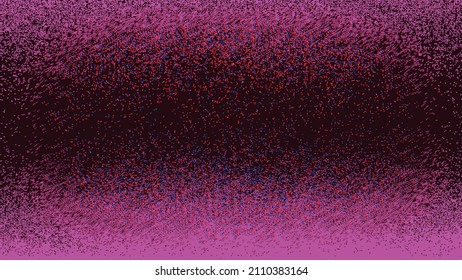 Glitchverzerrter strukturierter Hintergrund . Modernes Kunstdesign. Das Geräusch zerstörte glitzerndes Poster. Trendy Error Hintergrund mit Gritty Textur . Glitzte Grafiken .Broken-Effekt .Vektorgrafik 