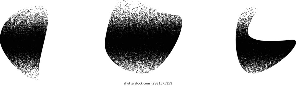 Glitch de formas abstractas y groseras angustiadas. El blob forma orgánico. textura de impresión de pantalla. Plantilla para presentación, banner . Forma fluida. Grunge texturado. Formas vectoriales líquidas con textura de socorro.