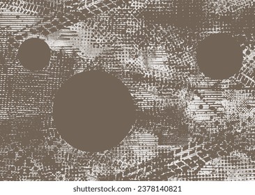 Glitch distressed grungy isolated layers . Design element for brochure, social media, posters, flyers. Overlay texture.Textured banner with Distress effect .Vector halftone dots . Screen print texture
