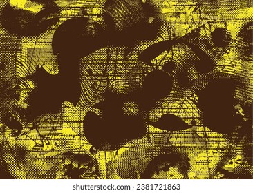 Glitch distressed grungy isolated layers . Design element for brochure, social media, posters, flyers. Overlay texture.Textured banner with Distress effect .Vector halftone dots . Screen print texture