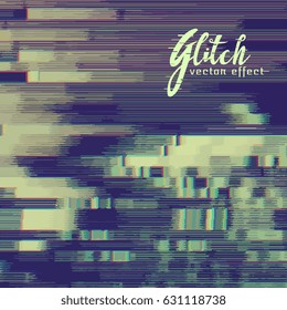 glitch effect background with distortion