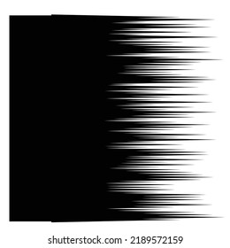 Glitch effect . Distorted speed lines .Abstract flow lines background . Fluid wavy shape .Striped linear pattern . Music sound wave . Vector illustration