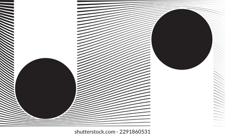 Glitch effect . Distorted speed lines .Abstract flow lines background . Fluid wavy shape .Striped linear pattern . Music sound wave . Vector illustration