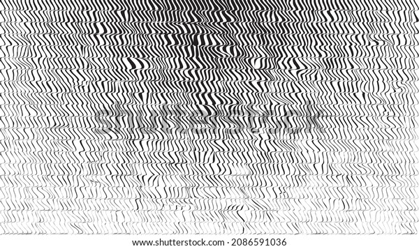 Speed Destorted Glitch Effect Distorted Speed Lines Abstract Stock Vector (Royalty Free ...