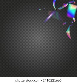 Glitch-Effekt. Festliche Folie. Bokeh Glitter. Leck Tinsel. Rosa Disco Textur. Shiny Flyer. Retro Vaporwave Illustration. Glitter Art. Blauer Glitzeffekt