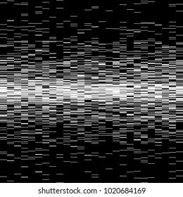 Glitch elements set. Computer screen error templates. Digital pixel noise abstract design. Video game glitch. Glitches collection. Television signal fail. Data decay. Technical problem grunge.