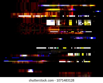 Glitch Error signal TV Failure computer Abstract blurred background with technology malfunction Modern design Colorful multicolor bright Vector illustration EPS10