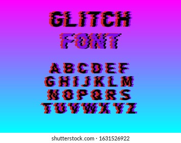 
Glitch Font . Game Font