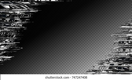 Glitch frame. Display error background. Computer screen digital noise. Abstract business design. Video game glitch. TV signal fail. Technical problem grunge wallpaper.