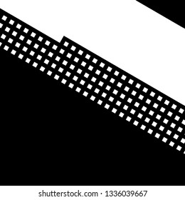 Glitch Grunge Overlay Black diagonal Texture. Distress pixelated digital error background. EPS10 vector