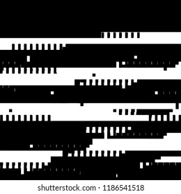 Glitch Grunge Overlay Texture. Distress pixelated digital error background. EPS10 vector.