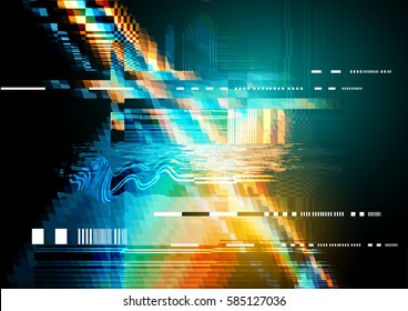 A glitch noise distortion texture background. Vector illustration