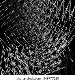 Glitch, noise texture. Irregular random zigzag lines chaotic texture, pattern
