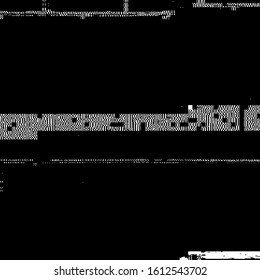 Glitch overlay distress texture. Cyber hacker attack theme creative design template. Grunge glitched black and white background. EPS10 vector