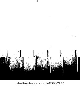 Textura de malla superpuesta. Plantilla de diseño creativo del tema del ataque de ciberhackers. Fondo negro y blanco resplandeciente. Vector EPS10