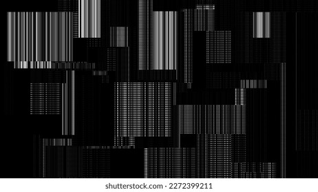 Textura superpuesta de brillo. Ruido De Líneas Gélidas. Sin Señal. Retro Resumen Diseño del efecto Hud Glitch VHS. Ilustración vectorial.