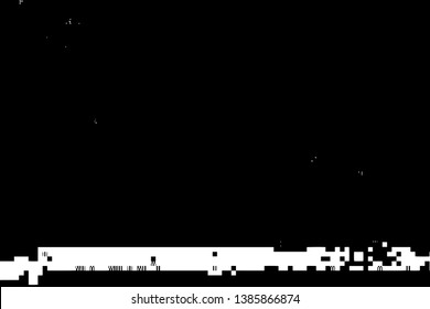 Glitch overlay texture. Grunge glitched overlay background. EPS10 vector
