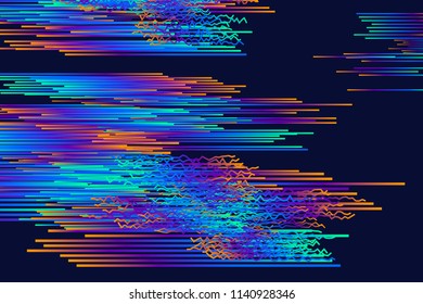 Glitch. Retro pattern for cover design. Glitch background, glitch banner, digital noise. 