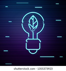 Glitch screen with Clean Energy Concept Icon
