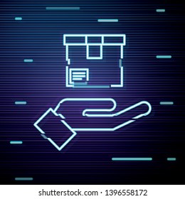 Glitch screen with Parcel storage icon.