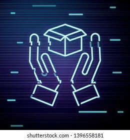 Glitch screen with Parcel storage icon.