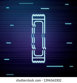 Glitch screen with Sugar logo. Stick of sugar