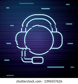 Glitch screen with Support Operator icon