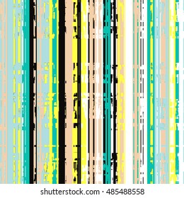 glitch seamless vector geometric pattern
