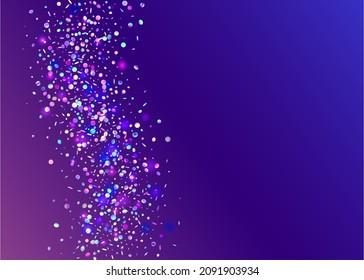 Glitch Sparkles. Birthday Effect. Festive Foil. Pink Blur Background. Shiny Vaporwave Template. Retro Design. Hologram Glitter. Modern Art. Purple Glitch Sparkles