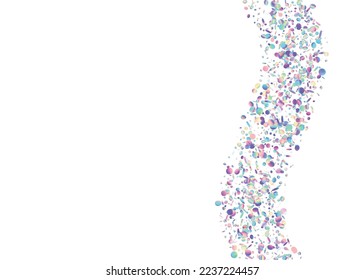 Glitch Sparkles. Kaleidoscope Glitter. Fantasy Foil. Retro Banner. Violet Laser Background. Holographic Tinsel. Shiny Carnaval Serpentine. Digital Art. Blue Glitch Sparkles