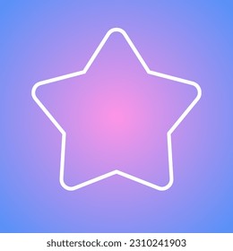 Glitzerne Sternsymbol mit verschiedenen schönen Hintergründen